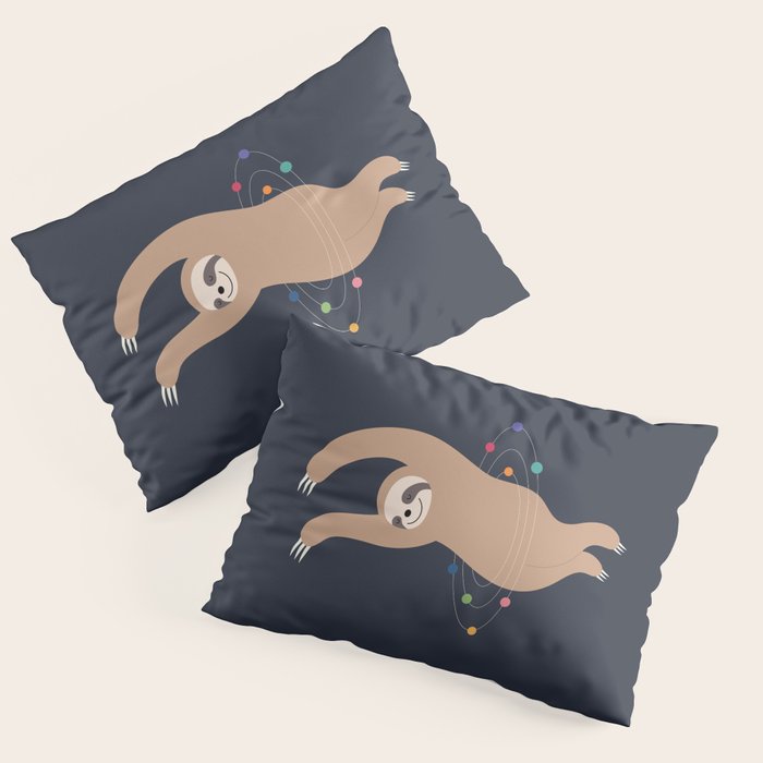 Sloth Galaxy Pillow Sham Gallery Image 3