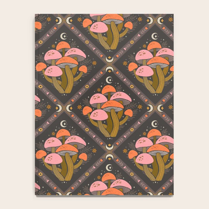 Mushrooms and Moons - Dark Notebook Gallery Image 4