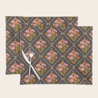 Mushrooms and Moons - Dark Placemat Gallery Image 1