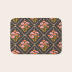 Mushrooms and Moons - Dark Bath Mat Gallery Image 1