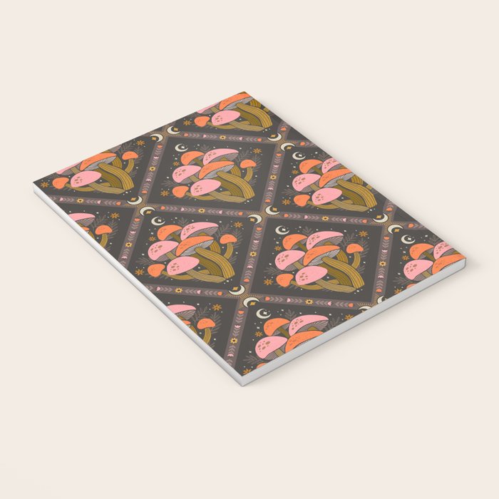 Mushrooms and Moons - Dark Notebook Gallery Image 3