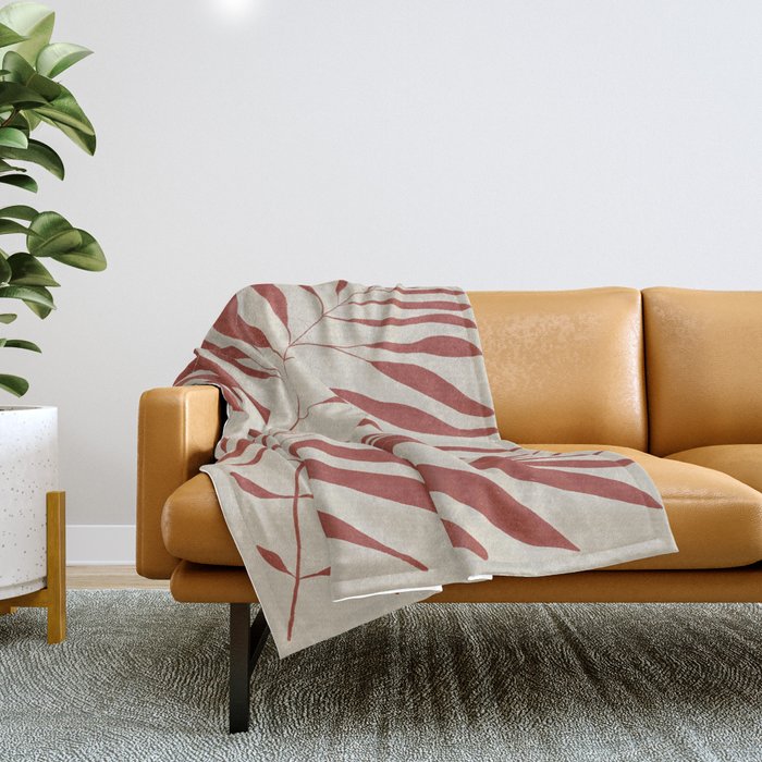 Red Branch Throw Blanket Gallery Image 1