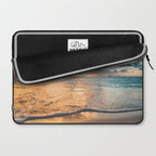 sunset sky over ocean - beach with sunset sky horizon Laptop Sleeve Gallery Image 2