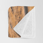 sunset sky over ocean - beach with sunset sky horizon Throw Blanket Gallery Image 3
