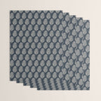 Palm Leaf Navy Blue And Cream Wrapping Paper Gallery Image 3