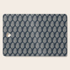 Palm Leaf Navy Blue And Cream Cutting Board Gallery Image 1