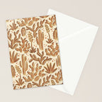 Cactus Desert - gold and copper Stationery Card Gallery Image 2