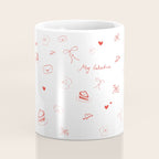Valentine's Pattern Coffee Mug Gallery Image 4