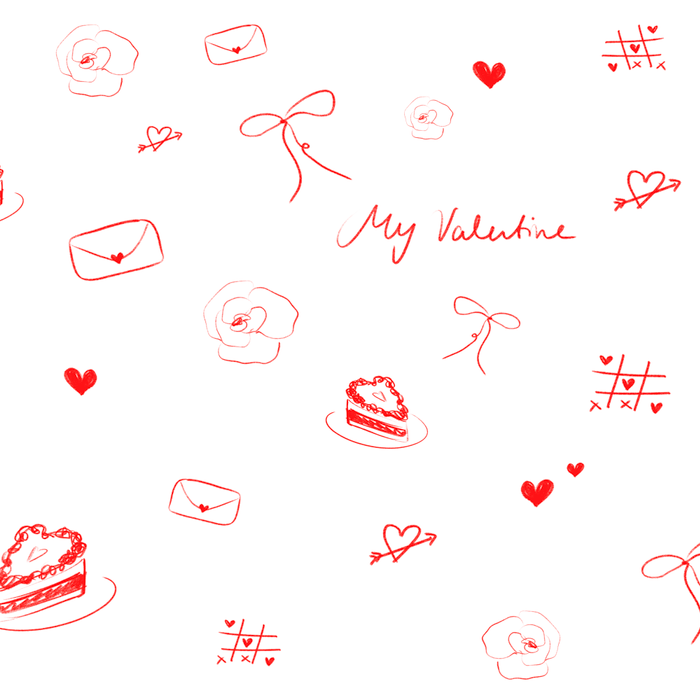 Valentine's Pattern Coffee Mug Gallery Image 2