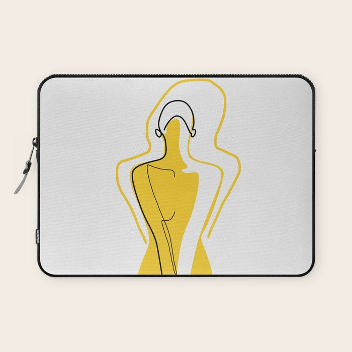 Sun Kissed Shy Girl Laptop Sleeve Gallery Image 1