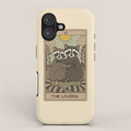 The Lovers - Raccoons Tarot iPhone Case Gallery Image 1