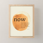Now, The Power of Now,  Eckhart Tolle Mini Art Print Gallery Image 1