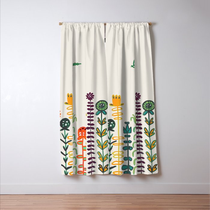 Happy garden Window Curtain Gallery Image 3