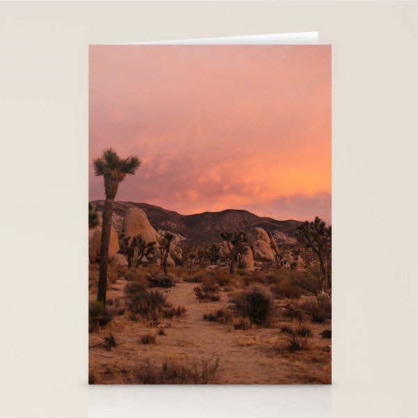 Joshua Tree Sunset Stationery Card Gallery Image 2
