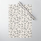 Coquette black Bows Wrapping Paper Gallery Image 1