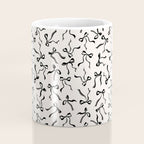 Coquette black Bows Coffee Mug Gallery Image 4