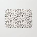 Coquette black Bows Bath Mat Gallery Image 1