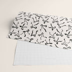 Coquette black Bows Wrapping Paper Gallery Image 2