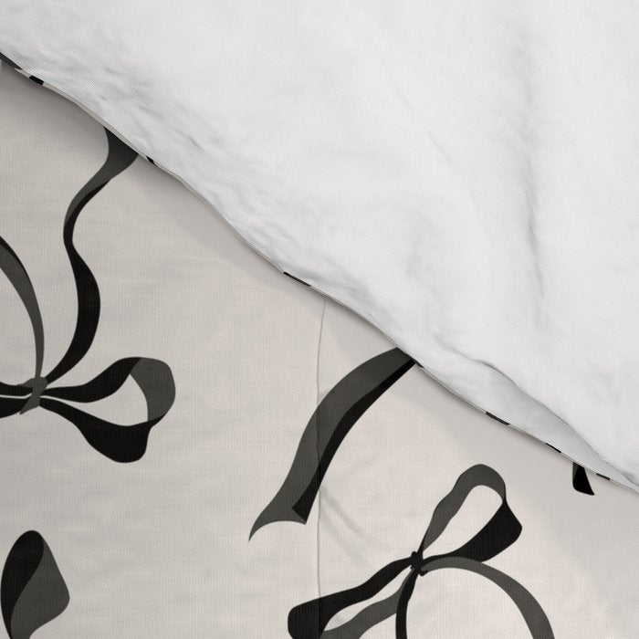 Coquette black Bows Comforter Gallery Image 4