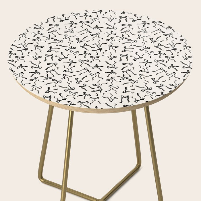 Coquette black Bows Side Table Gallery Image 2