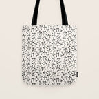 Coquette black Bows Tote Bag Gallery Image 1