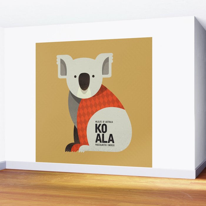Hello Koala Wall Mural Gallery Image 2