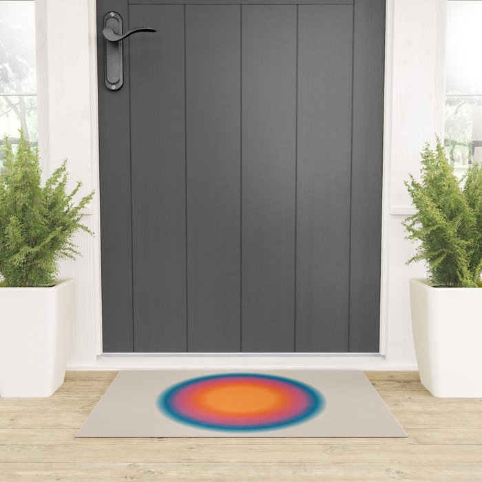Vintage California Sun: Gradient Edition Welcome Mat Gallery Image 3