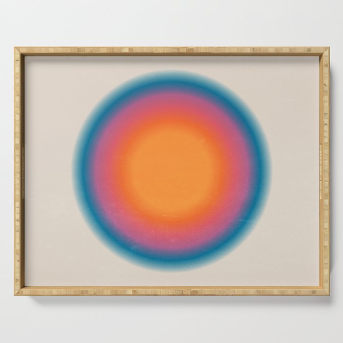 Vintage California Sun: Gradient Edition Serving Tray Gallery Image 1