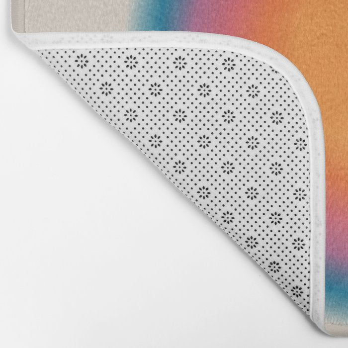 Vintage California Sun: Gradient Edition Bath Mat Gallery Image 2