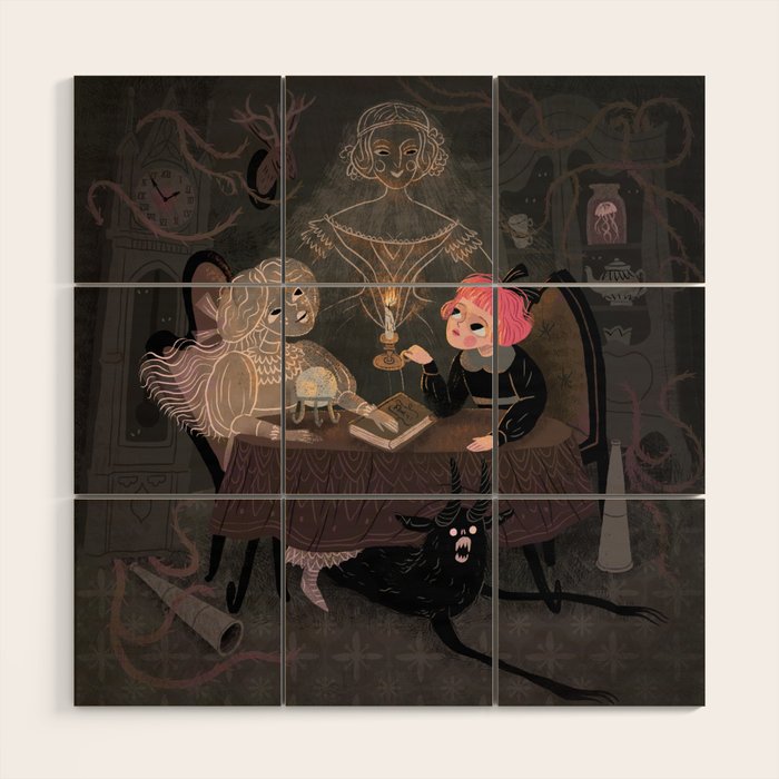 The Seance Wood Wall Art Gallery Image 1
