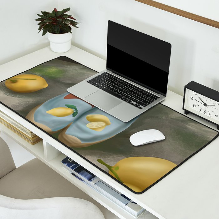 Lemon Steps Desk Mat Gallery Image 2