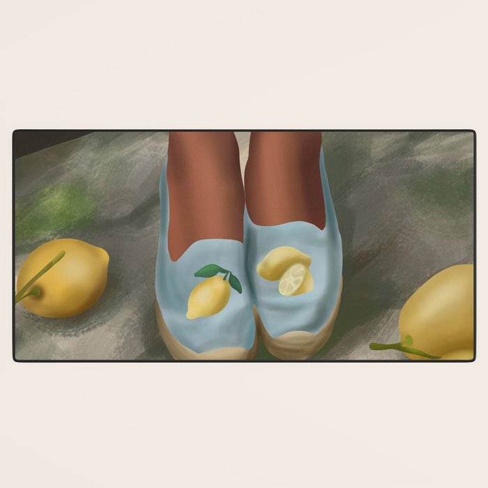 Lemon Steps Desk Mat Gallery Image 3