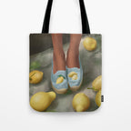 Lemon Steps Tote Bag Gallery Image 1