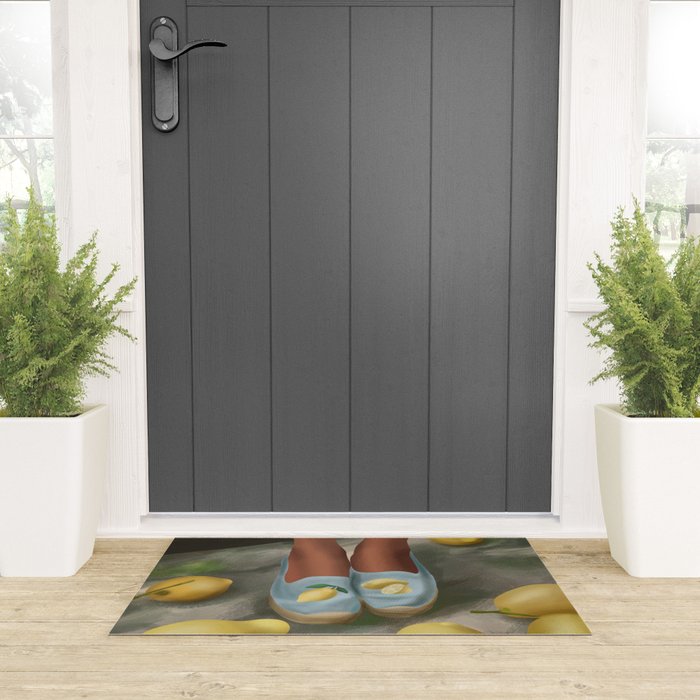 Lemon Steps Welcome Mat Gallery Image 3