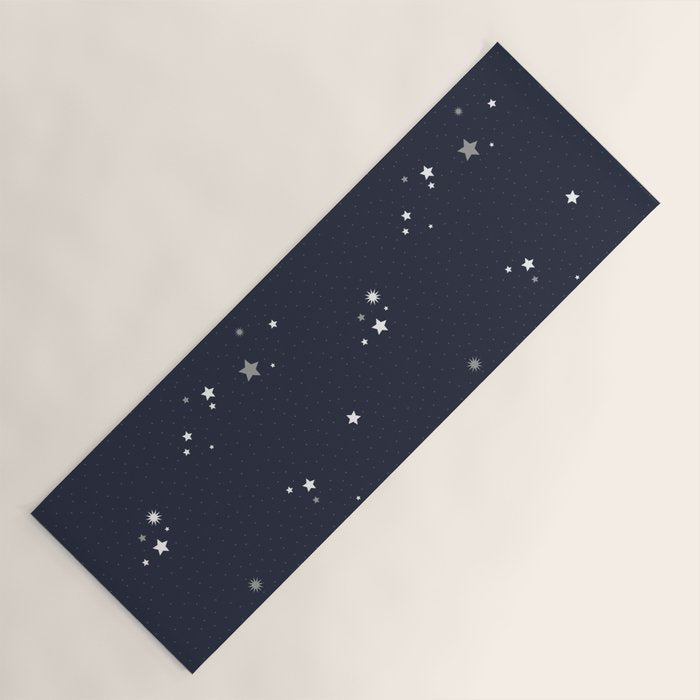 Starry Night Sky Yoga Mat Gallery Image 1