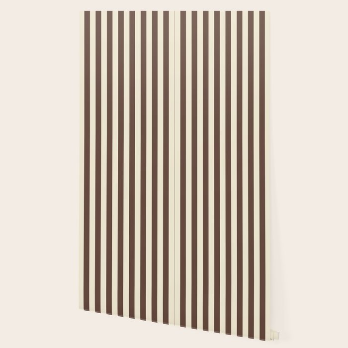 Stripes of Brown and Cream Wallpaper Gallery Image 2