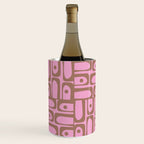 Mid Century Modern Piquet 4 Inspired by PANTONE 17 1230 Color of the Year Mocha Mousse Wine Chiller Gallery Image 3