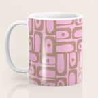 Mid Century Modern Piquet 4 Inspired by PANTONE 17 1230 Color of the Year Mocha Mousse Coffee Mug Gallery Image 3