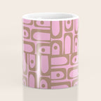 Mid Century Modern Piquet 4 Inspired by PANTONE 17 1230 Color of the Year Mocha Mousse Coffee Mug Gallery Image 4