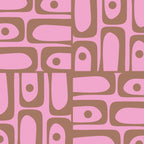 Mid Century Modern Piquet 4 Inspired by PANTONE 17 1230 Color of the Year Mocha Mousse Coffee Mug Gallery Image 2