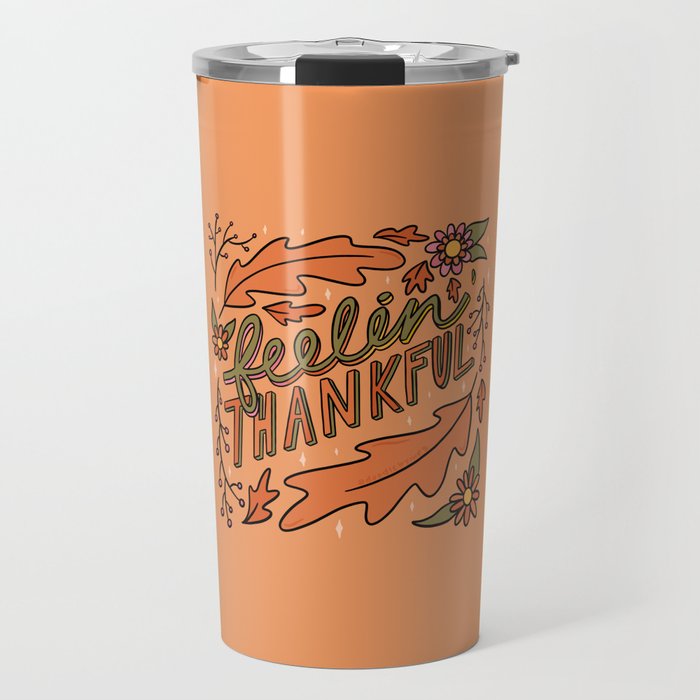 Feelin Thankful Travel Mug Gallery Image 1