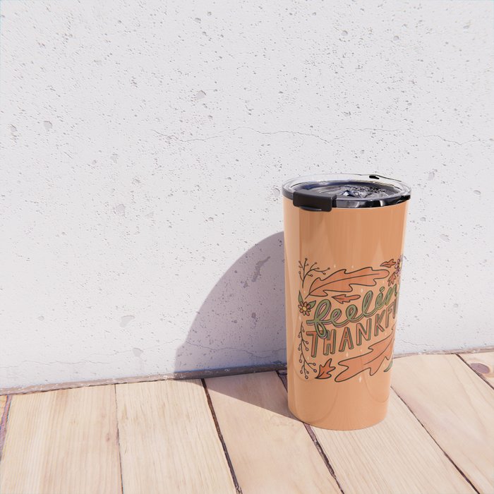 Feelin Thankful Travel Mug Gallery Image 4