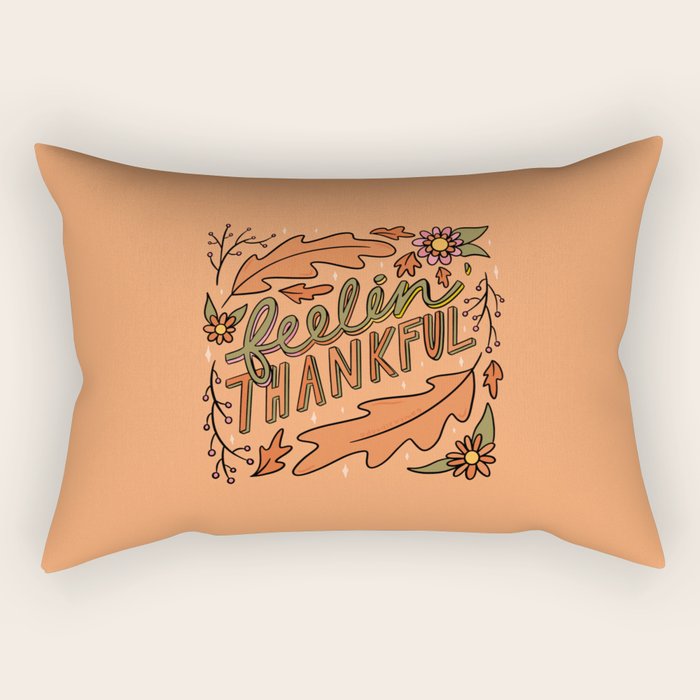 Feelin Thankful Rectangular Pillow Gallery Image 2