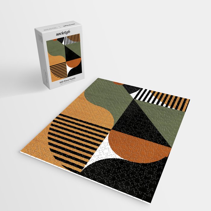 Bau Haus Mid Century 3 Jigsaw Puzzle Gallery Image 2
