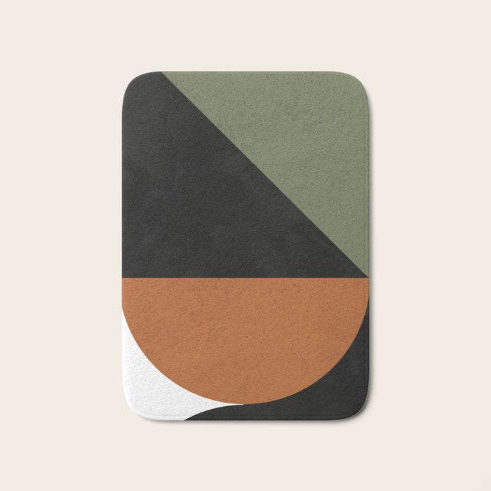 Bau Haus Mid Century 3 Bath Mat Gallery Image 1