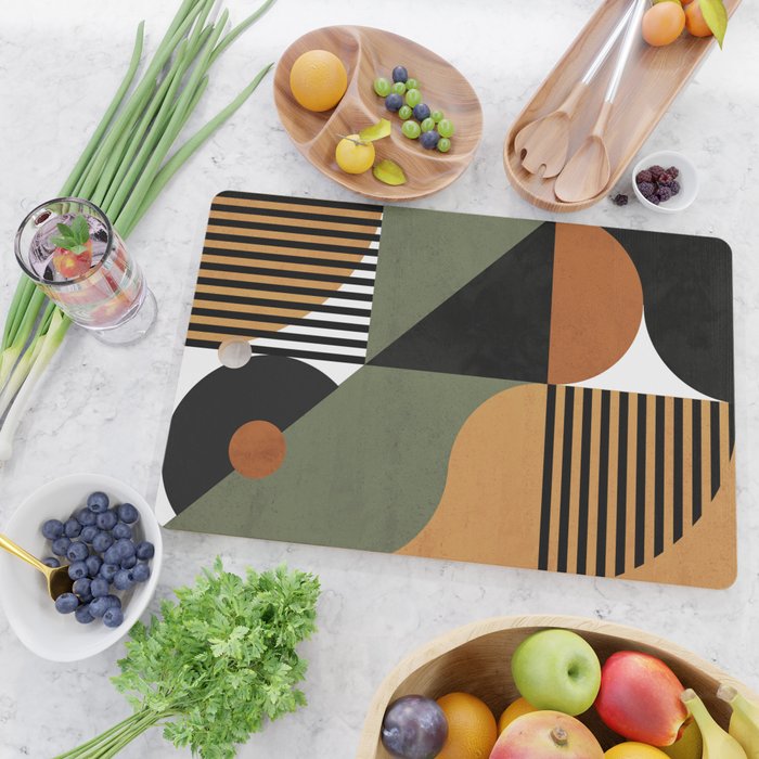 Bau Haus Mid Century 3 Cutting Board Gallery Image 2