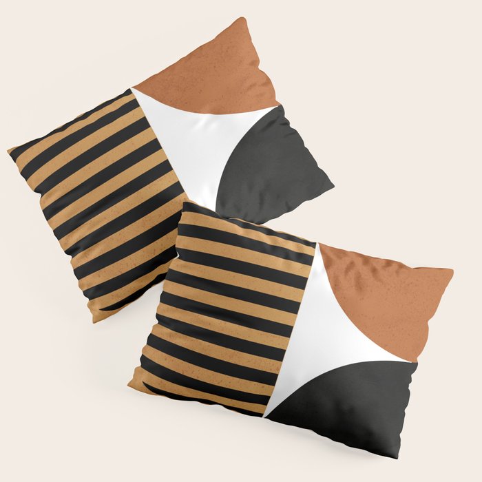 Bau Haus Mid Century 3 Pillow Sham Gallery Image 1