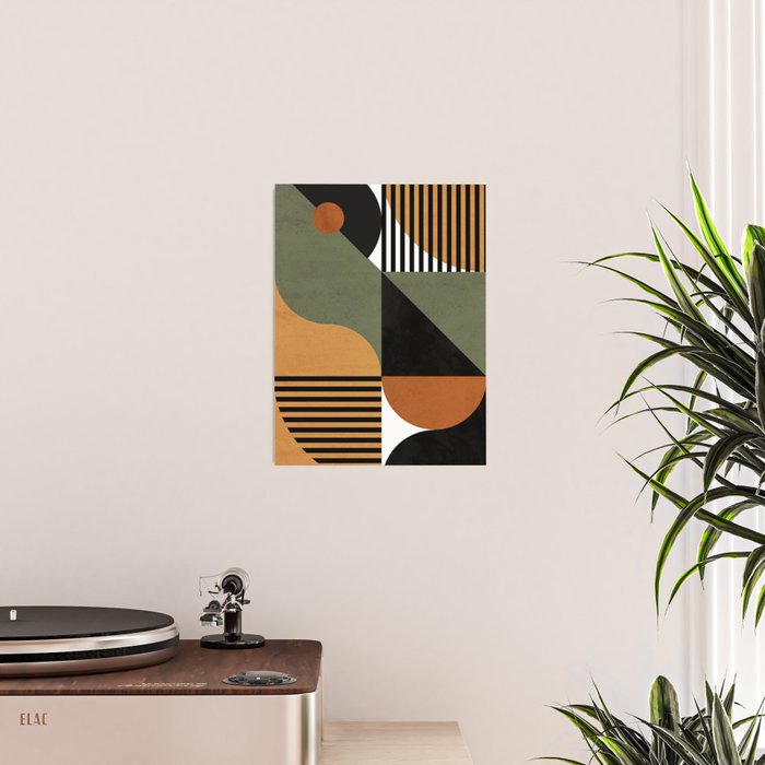 Bau Haus Mid Century 3 Poster Gallery Image 2