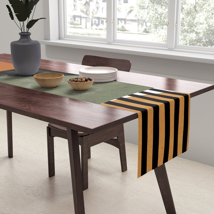 Bau Haus Mid Century 3 Table Runner Gallery Image 2