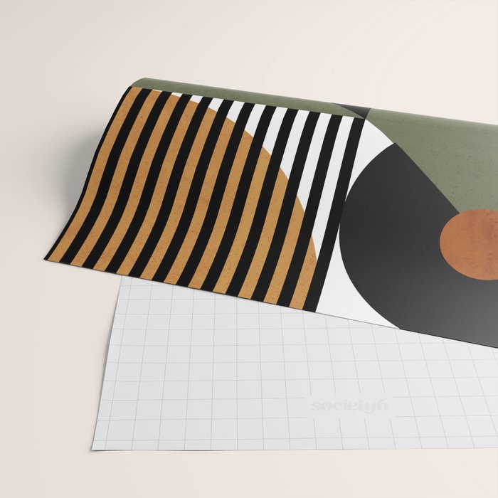 Bau Haus Mid Century 3 Wrapping Paper Gallery Image 2
